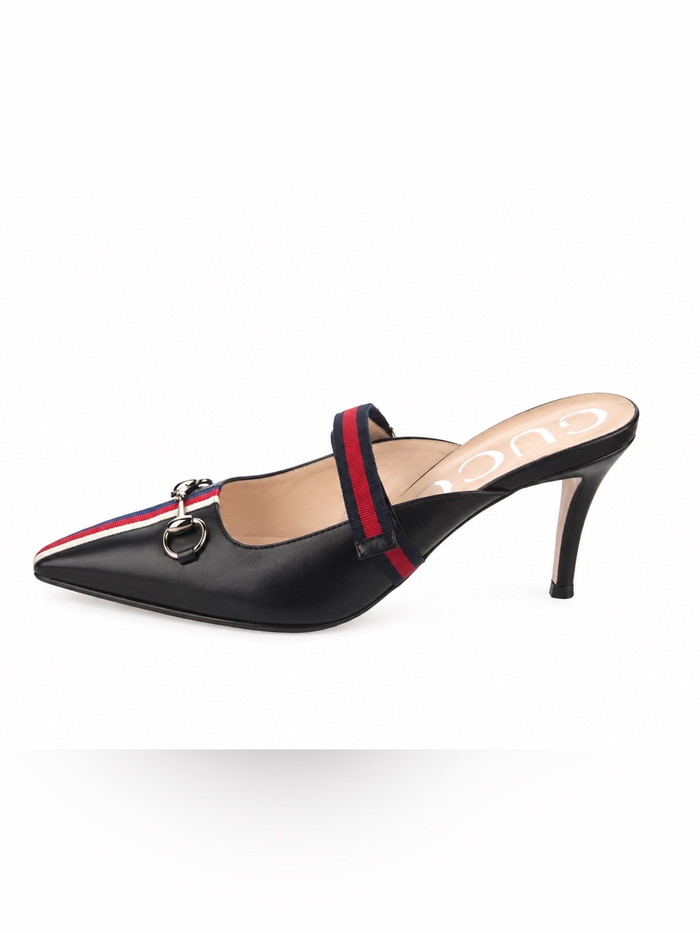 Gucci 1955 Horsebit Leather Heels | Size 7.5 / IT 37.5